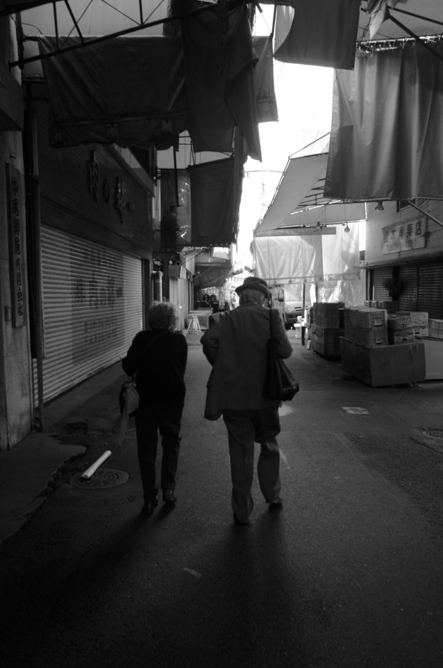 商店街にて 商店街にて