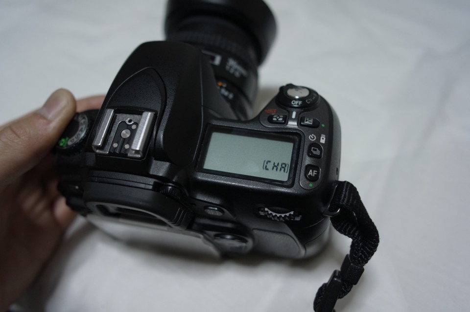 Nikon D80でSDカード関係のエラーが発生、「CHA」なの「CHR