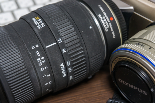 SIGMA 55-210mm F4-5.6 DC(フォーサーズ)を中古で買ってきた