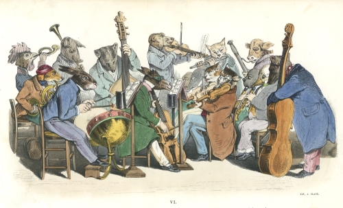 「第三身分（庶民）の目覚め」風刺画 第三身分の目覚め Artist：French School, (18th century) Tit