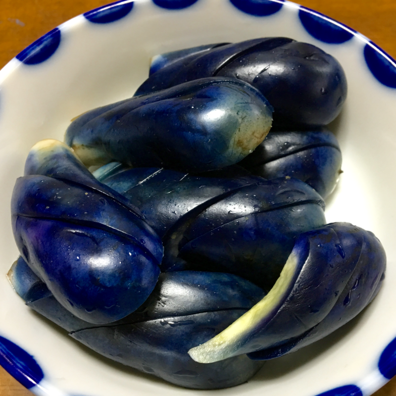 なすびのどぼ漬け