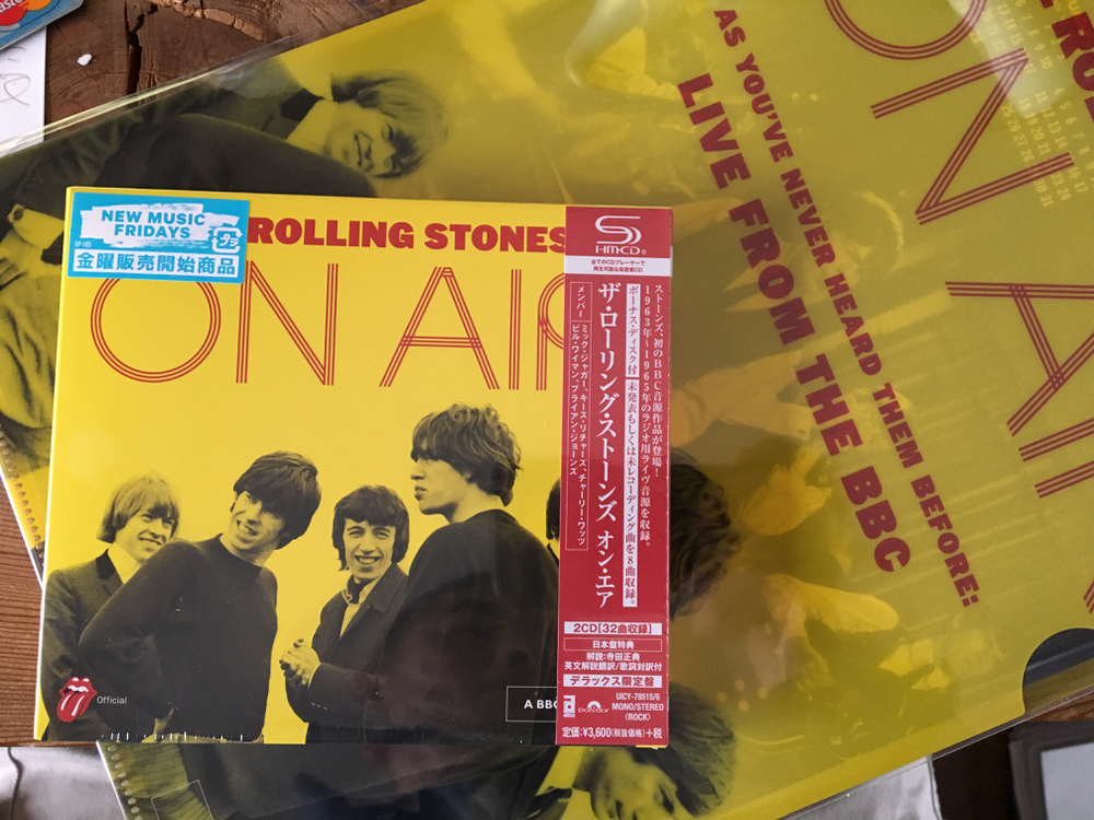 ストーンズの『ON AIR 』が届く