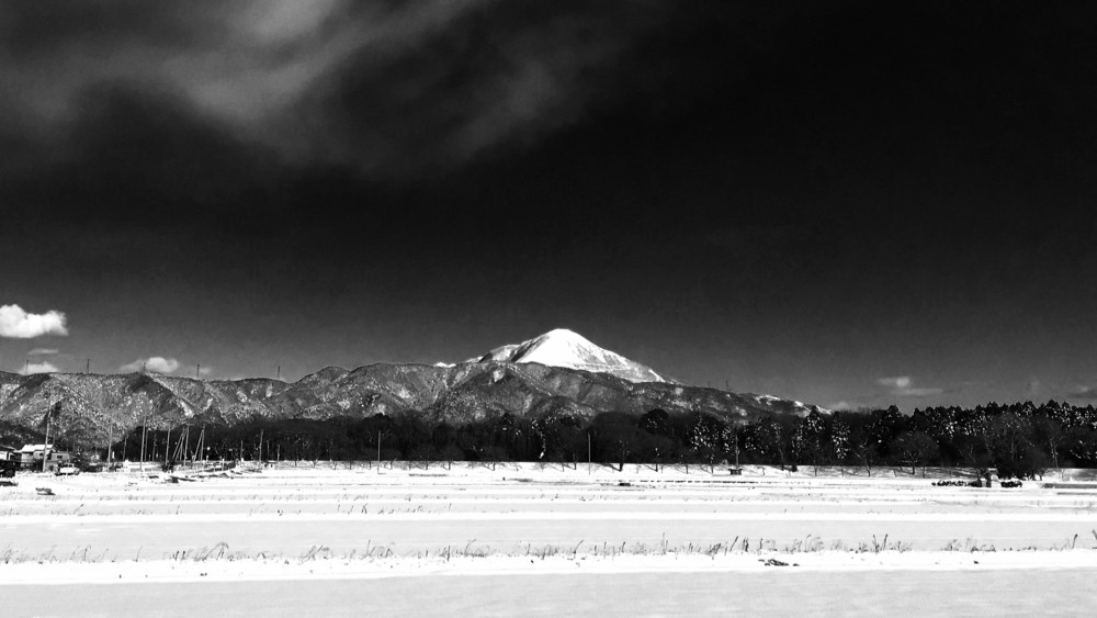 今日は陽射しが出た伊吹山