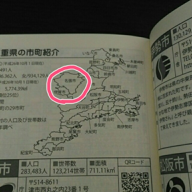 誤植現場 2016三重県民手 誤植現場