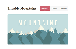 http://bitdrips.com/freebies/tileable-mountains/