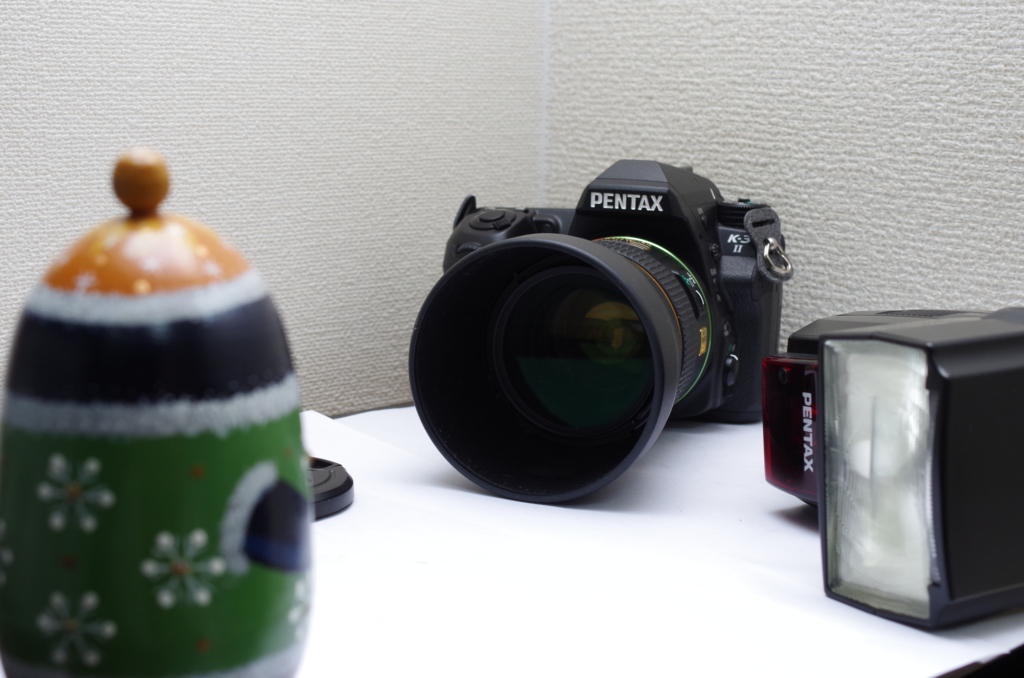 実はK-3Ⅱを買った時に、一緒に外部ストロボAF540FGZⅡを買った