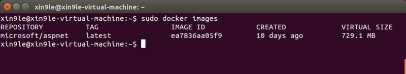 docker images