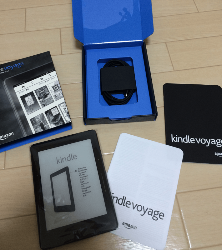 Kindle Voyageが届いたのでPaperwhite(2012)と比較してみた