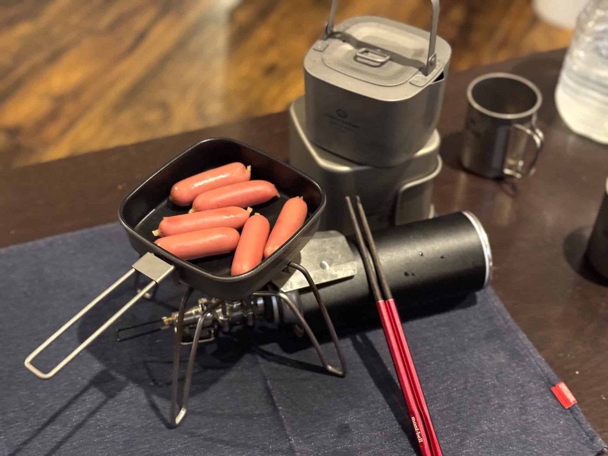 レビュー】COOK'N'ESCAPE チタン角型クッカー3点セットを使ってみた