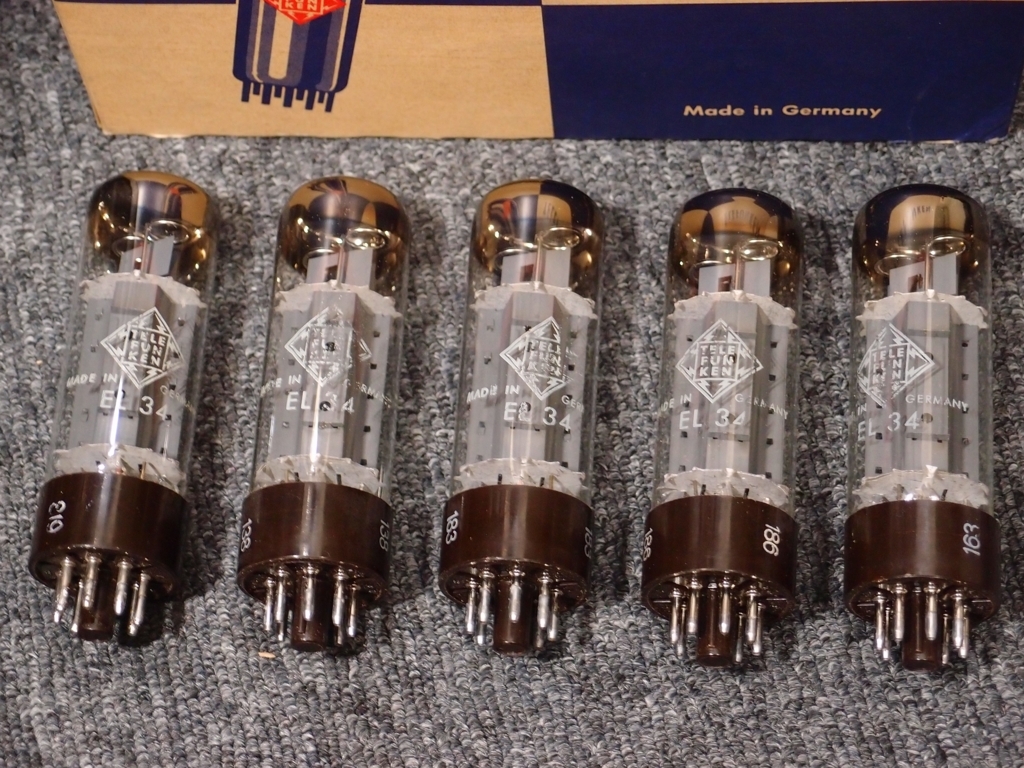 EL34 TELEFUNKEN 6本