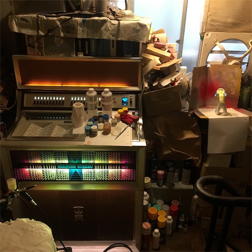 ジュークボックス 修理 Seeburg SE-100 - A2 Laboratory. Work shop