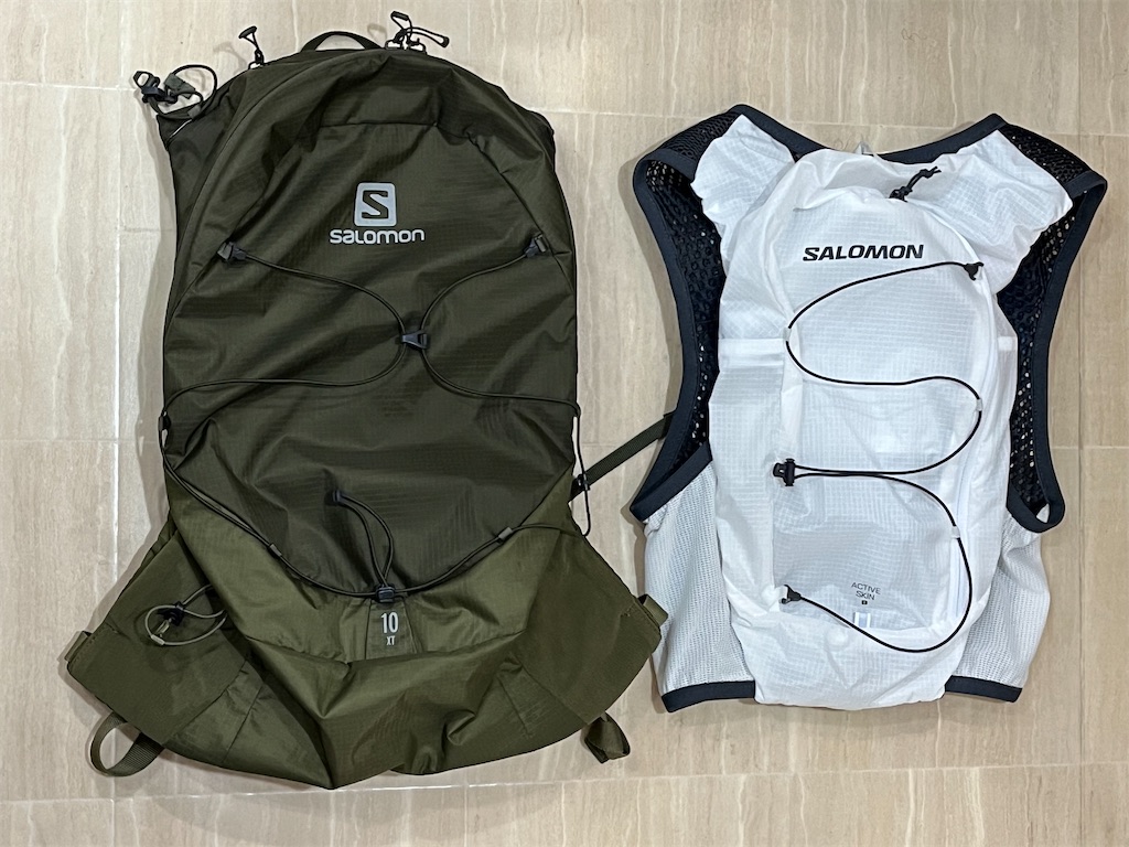 Green → White ランニングマテリアル更新1（ランニングバックパック