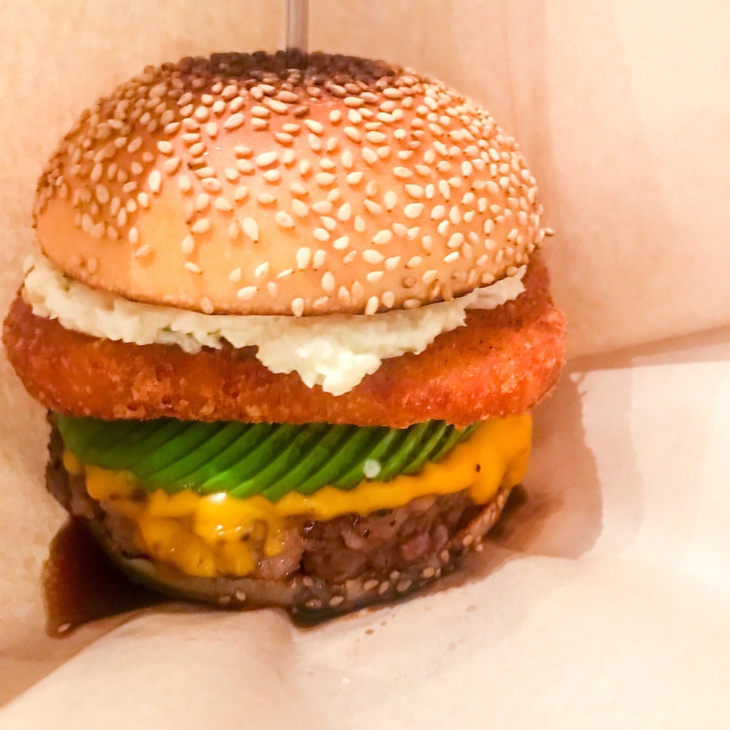 fledged burger アボチー+ハッシュドポテト