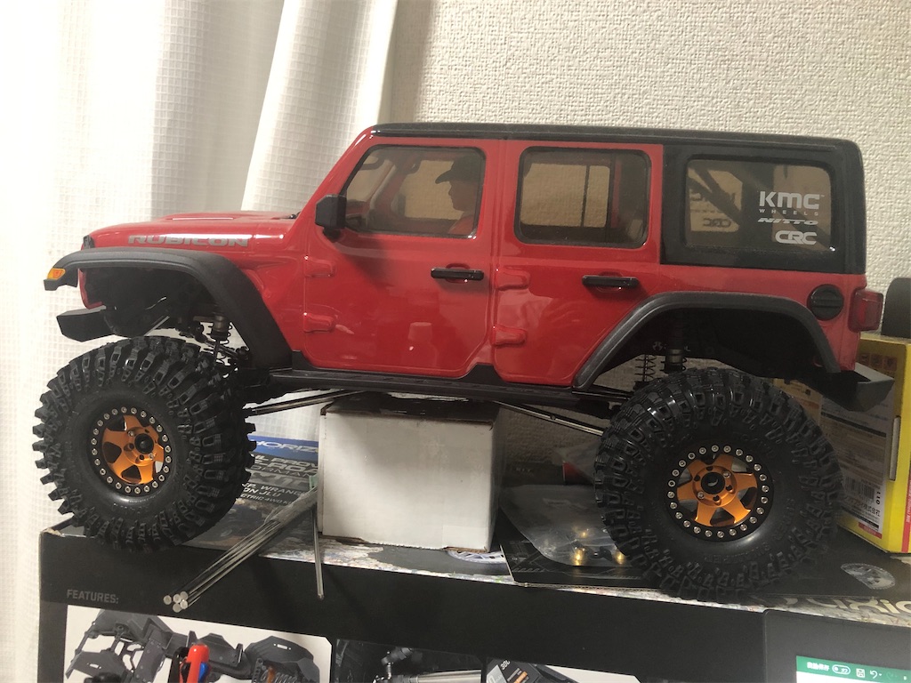 SCX10Ⅲ用のタイヤホイール組み込み - AF-HobbyのRCクローラー日記
