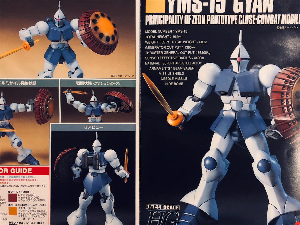 ギャン 1999年版（HGUC 1/144）① 〜 仮組み 〜 - 水陸両用アジャバ
