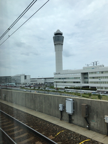 中部国際空港へ向かう電車からの風景