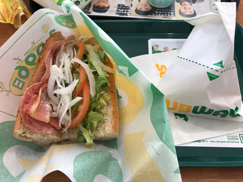 サブウェイのBLTサンドイッチ