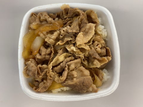 吉野家の牛丼並盛