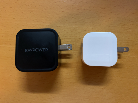 RAVPOWER RP-PC112との比較 横方向