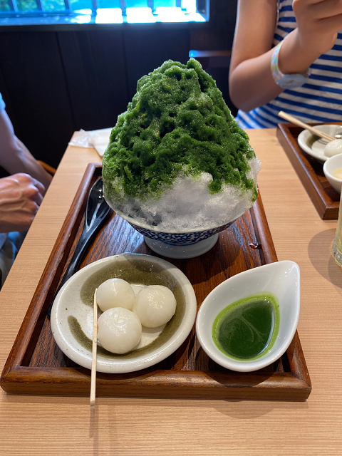 こだわり抹茶かき氷