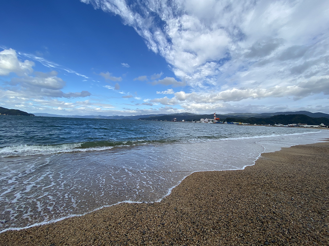 気比の松原の海水浴場1