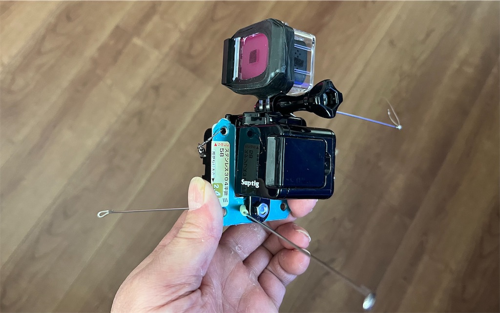 夜間水中撮影機材の作成 - AKAMIMI's fishing diary