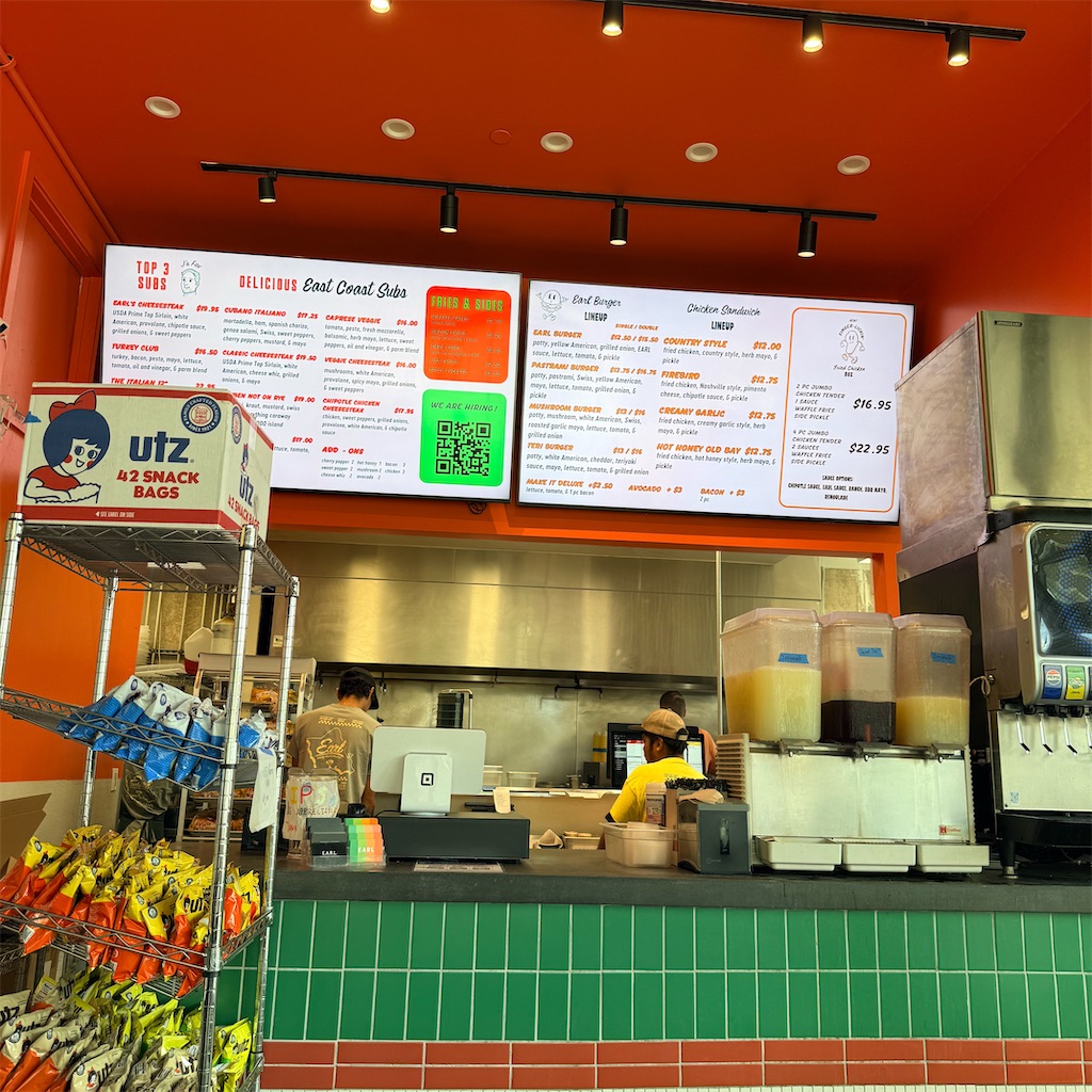 ハワイ　カカアコのサンドイッチ店