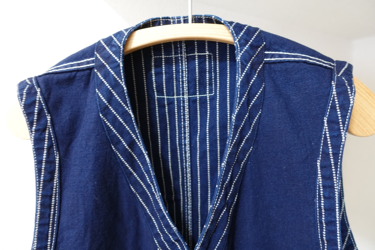 トップス TCB jeans TCB TABBYS VEST BLUE WABASH トップス TCB jeans TCB TABBYS VEST BLUE WABASH Tabbys Vest Blue