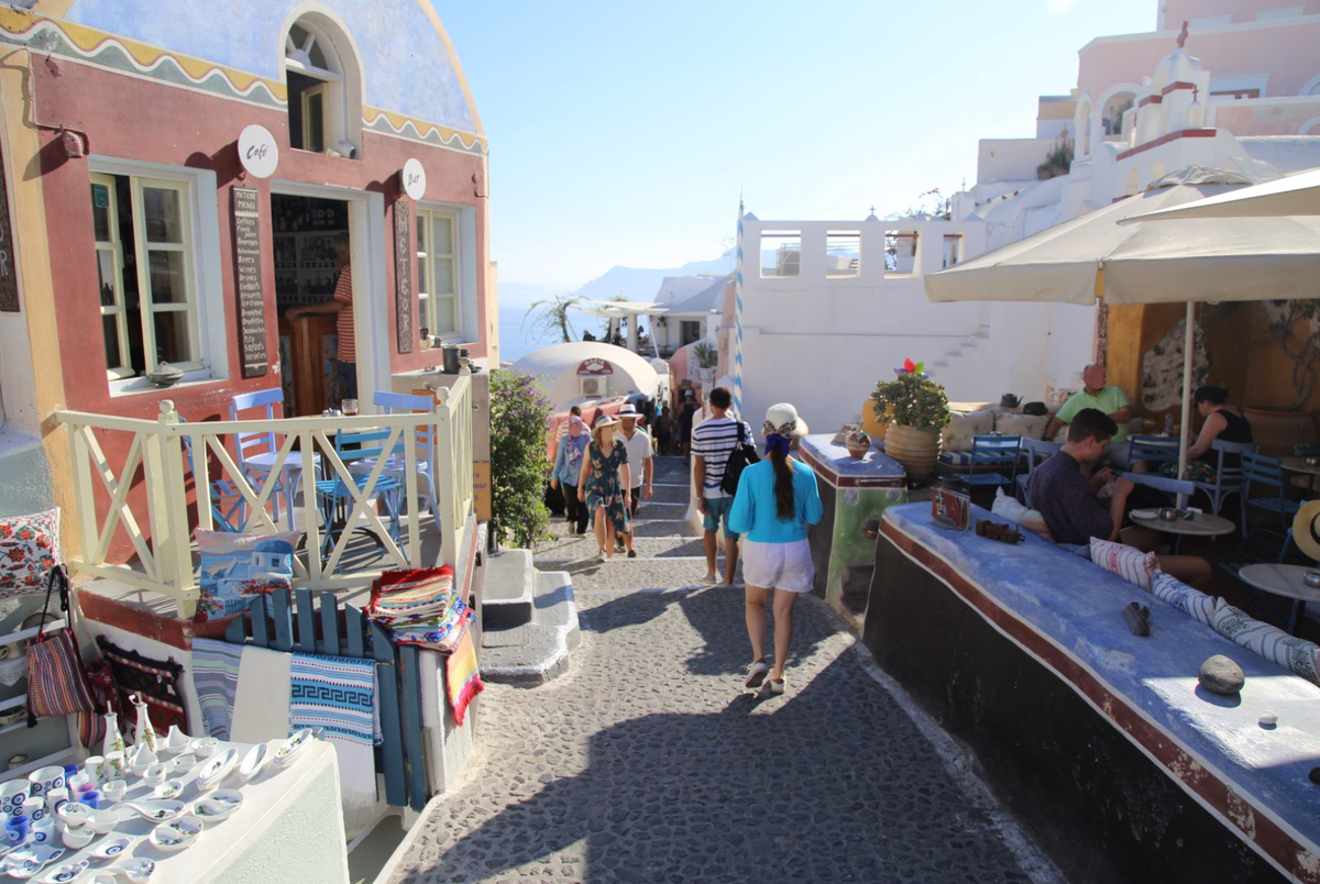 ギリシャ旅行 サントリーニ イア 編 ヨーク滞在日記