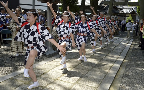 大江戸かっぽれの行列図