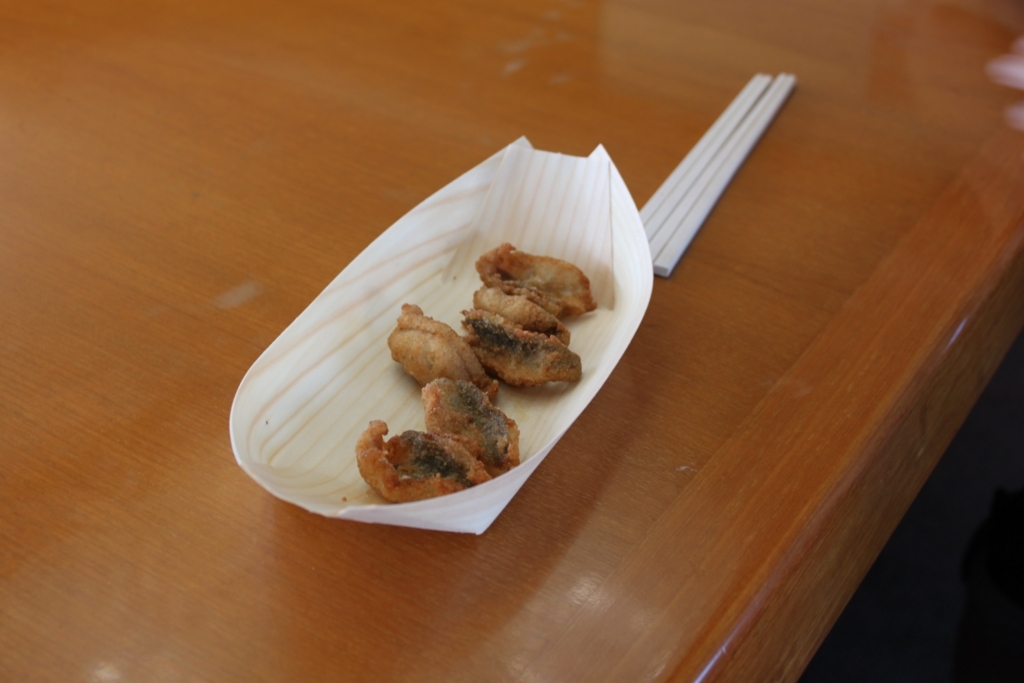 アジのから揚げ
