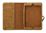 iPad mini用 ソフトレザージャケット・手帳タイプ(キャメル)