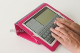 iPad2 iPad3(新しいiPad) iPad4(Retinaディスプレイモデル)対応 本革仕様 Executive レザーケース・ピンク(マグネット内蔵、スタンド機能、オートスリープ機能付き)