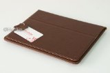 iPad2 iPad3(新しいiPad) iPad4(Retinaディスプレイモデル)対応 本革仕様 Executive レザーケース・チョコレート(マグネット内蔵、スタンド機能、オートスリープ機能付き)