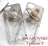 輝くSwarovski Crysta♪iPhone5 カバー登場！半額以下！そしてさらにスワロフスキーたっぷりヴィヴィアン風