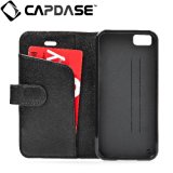 CAPDASE 日本正規品 iPhone5 Folder Case Sider Classic, Black フォルダーケース サイダー・クラシック, ブラック よこ開き ブックタイプ ケース (スタンド機能、カードホルダーつき) FCIH5-SC11