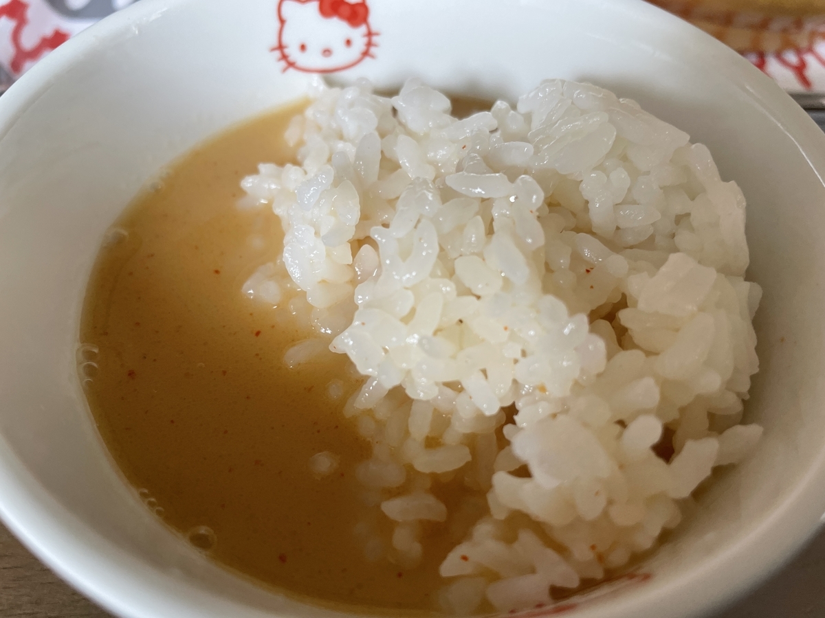 一蘭ラーメンにライス