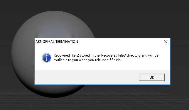 zbrush 4 abnormal termination edit zbrush 4 abnormal termination edit