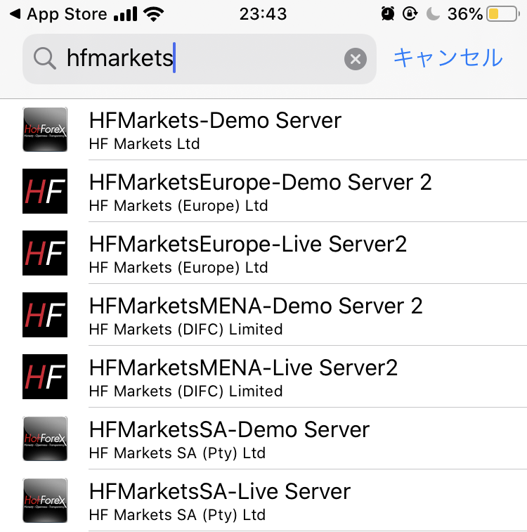 HotForexのスマホ版MT4ダウンロード