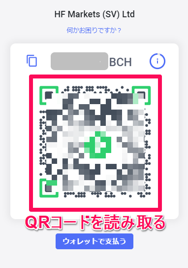 HotForex【BCH】BitPay入金