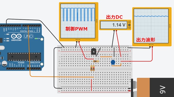 f:id:ATATAT:20200530232203j:plain DCDCコンバーター実行結果
