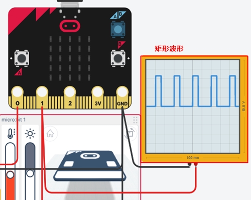 "アナログ電圧の出力波形"