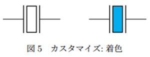 "キャパシタの着色"