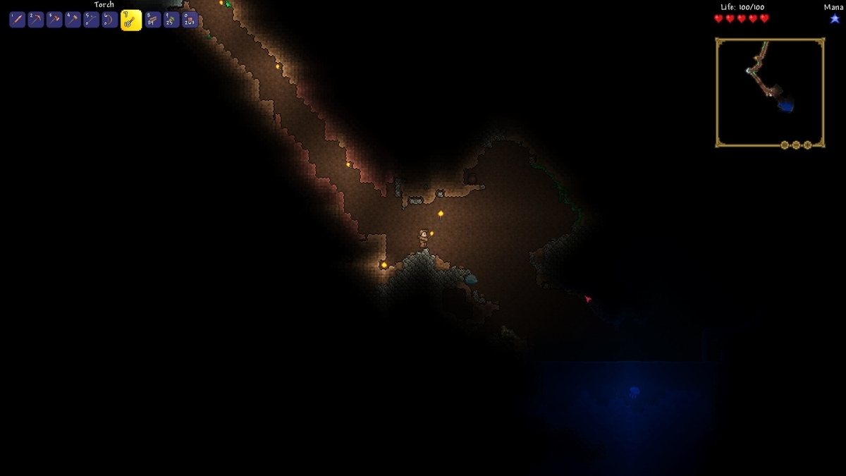 トリップゲーミング なにもかもイヤになったらterrariaで穴を掘れ メモ書きエクステンド