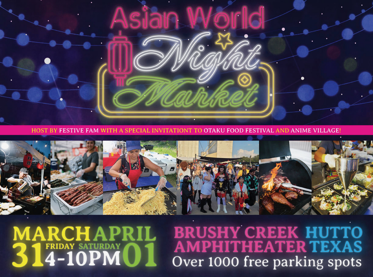Asian World Night Marketに行ってきた THE TIME YOU ENJOY WASTING IS NOT