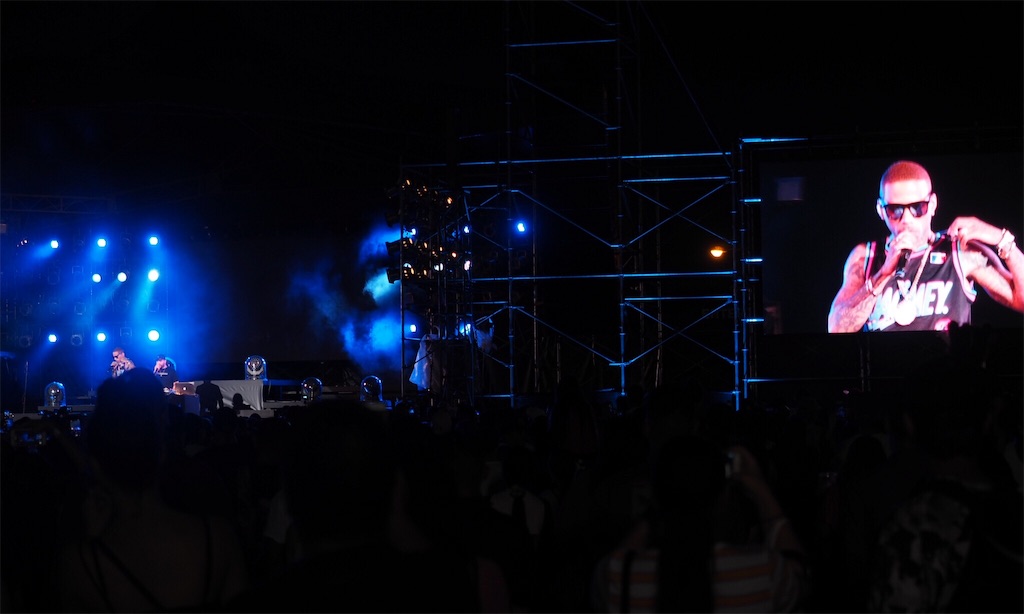 Kid Inkのライブの様子