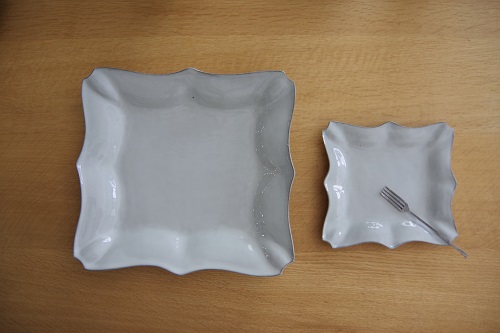 上國料正記　蝶皿2枚 上國料正記 蝶皿2枚