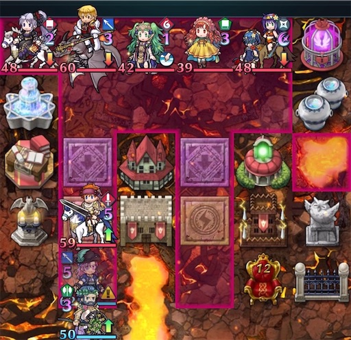 Feh 護り手 近間を使ってみる 方位445