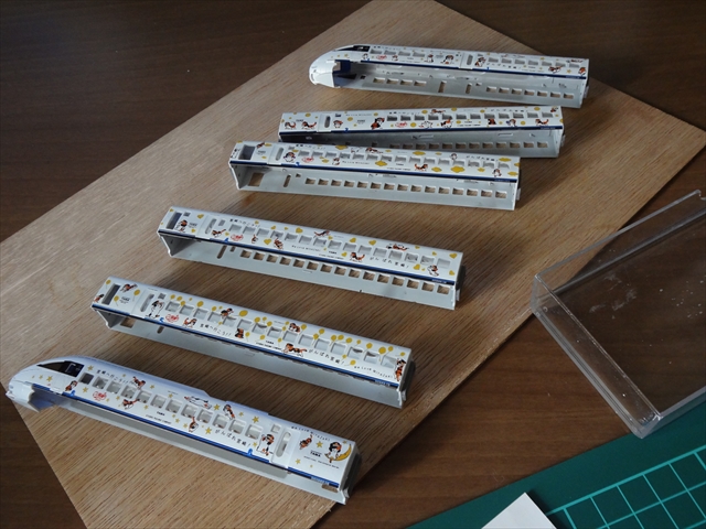 885系 たま猫ラッピング仕様 作成日記 その1 - Adan-Aの日記