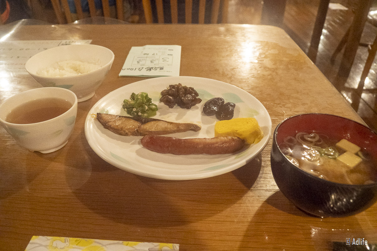 槍ヶ岳山荘の朝食